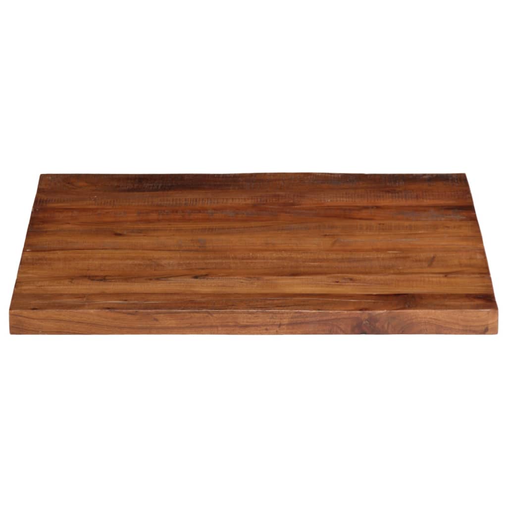 Table Top 70x70x2.5 cm Square Solid Wood Reclaimed