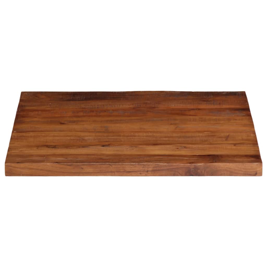 Table Top 80x80x2.5 cm Square Solid Wood Reclaimed
