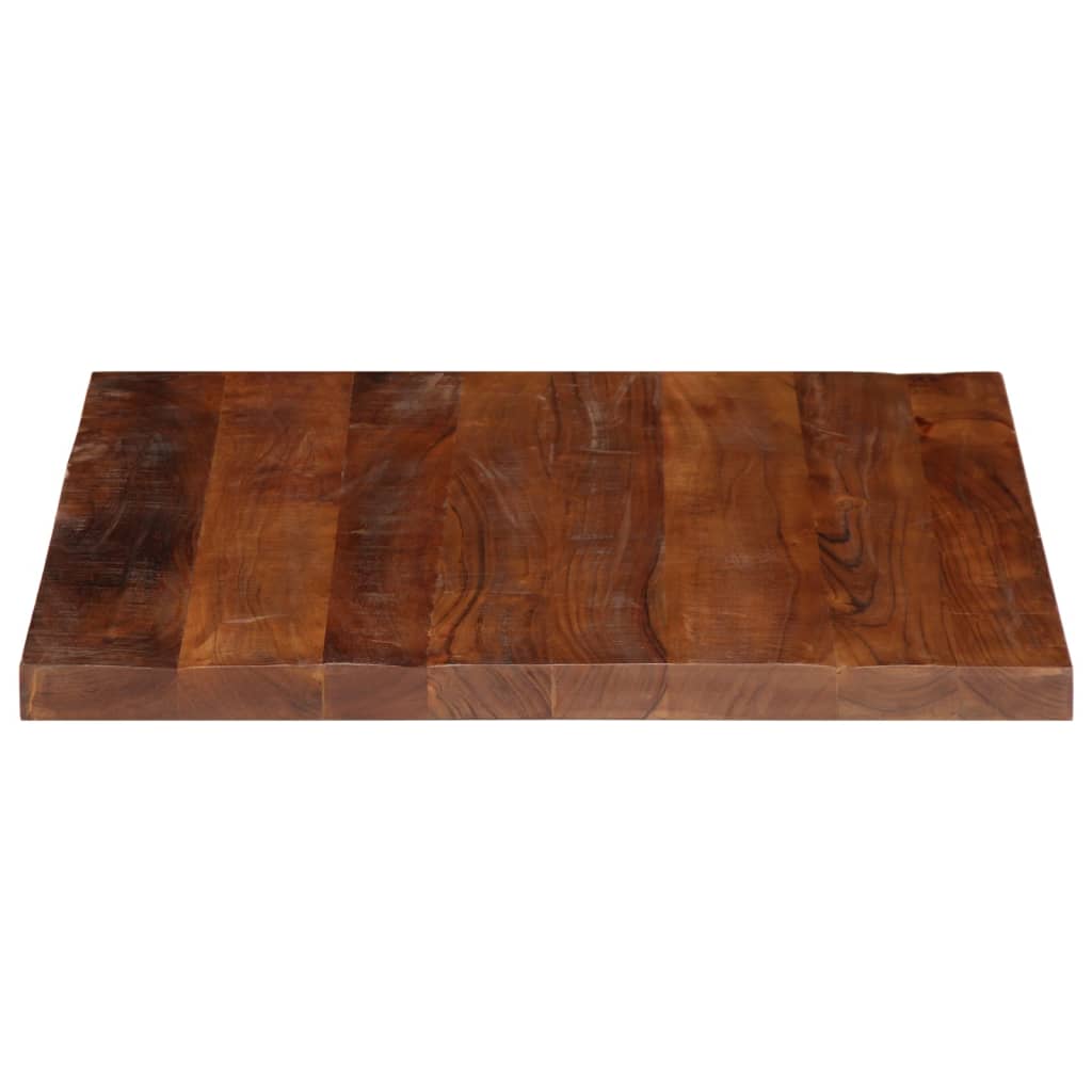 Table Top 80x80x2.5 cm Square Solid Wood Reclaimed