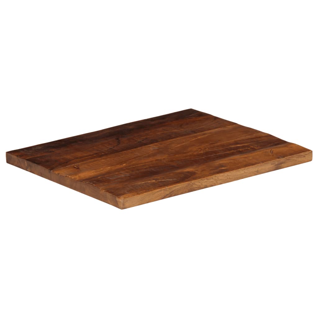 Table Top 60x50x3.8 cm Rectangular Solid Wood Reclaimed