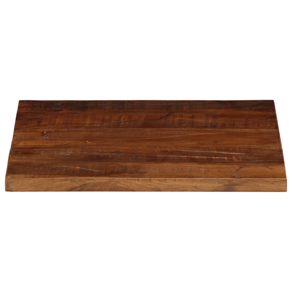 Table Top 60x50x3.8 cm Rectangular Solid Wood Reclaimed