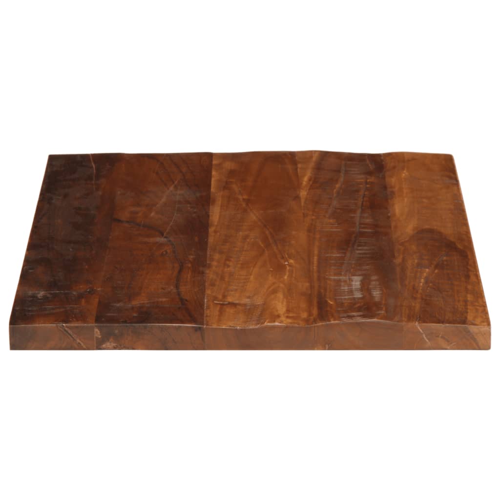 Table Top 60x50x3.8 cm Rectangular Solid Wood Reclaimed