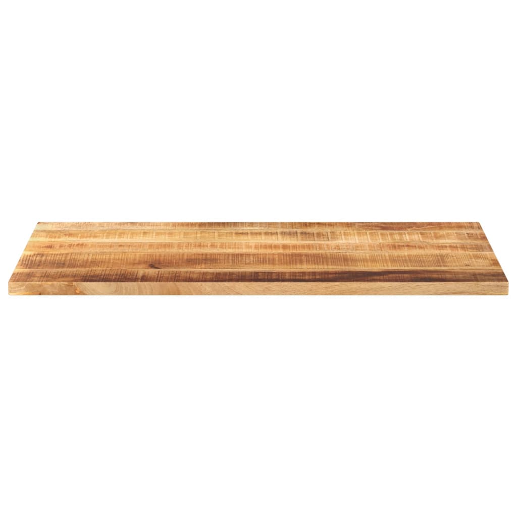 Solid Mango Wood Table Top 100x50x3.8 cm - Rustic Rectangular Design