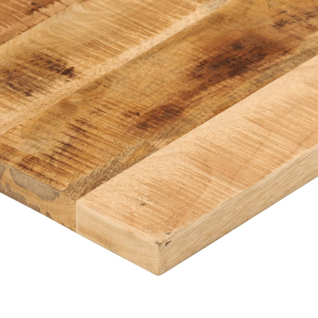 Solid Mango Wood Table Top 100x50x3.8 cm - Rustic Rectangular Design