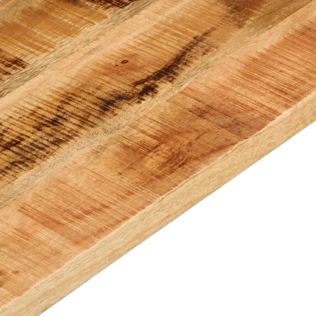 Solid Mango Wood Table Top 100x50x3.8 cm - Rustic Rectangular Design