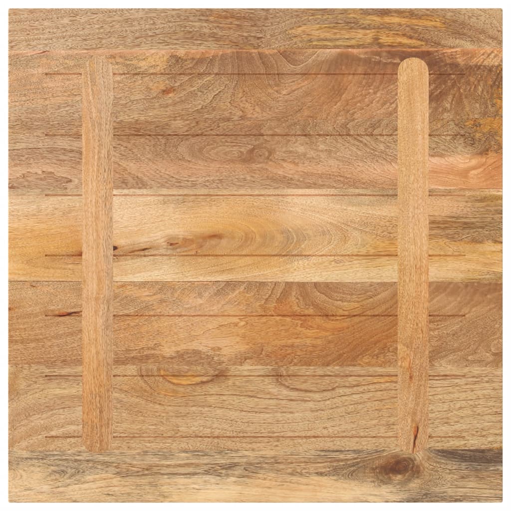 Solid Mango Wood Square Table Top, 70x70x2.5 cm