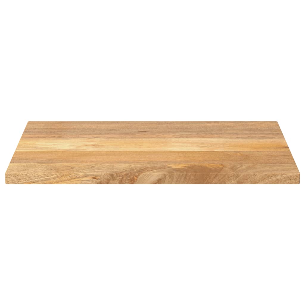 Solid Wood Mango Table Top - 80x60x3.8 cm Rectangular Design
