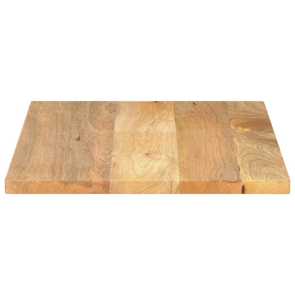 Solid Wood Mango Table Top - 80x60x3.8 cm Rectangular Design
