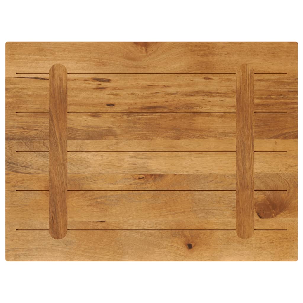 Solid Mango Wood Table Top, Rectangular, 70x50x2.5 cm