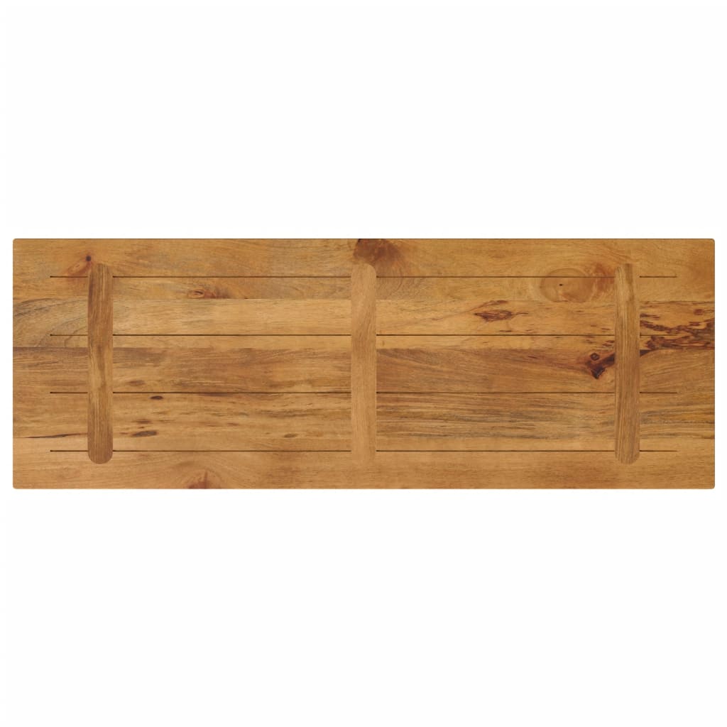 Solid Mango Wood Table Top 140x50x2.5 cm - Rectangular Design