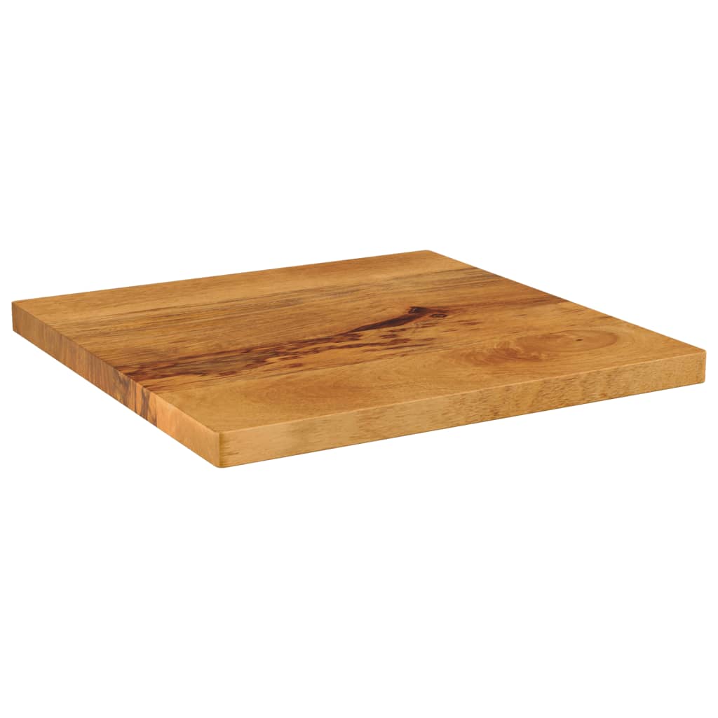 Solid Mango Wood Table Top - 60x60x2.5 cm Square Design