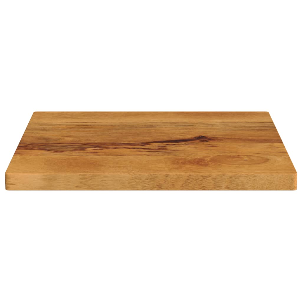 Solid Mango Wood Table Top - 60x60x2.5 cm Square Design
