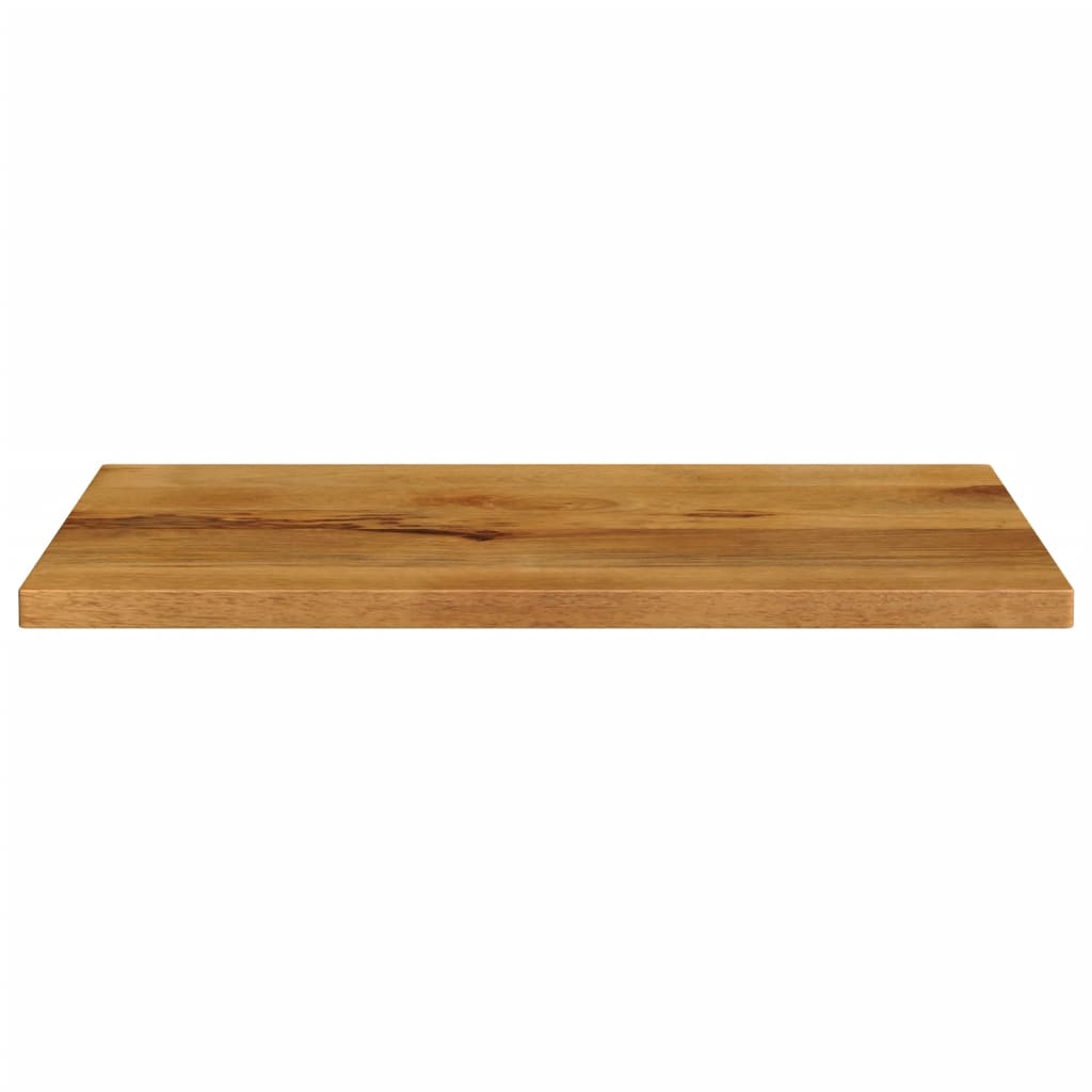 Solid Mango Wood Table Top - 70x50x3.8 cm Rectangular Design