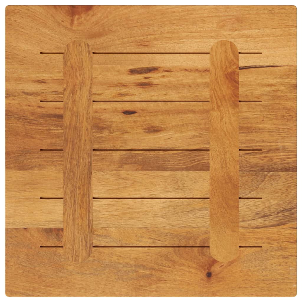 Square Mango Wood Table Top 60x60x3.8 cm - Solid & Stylish