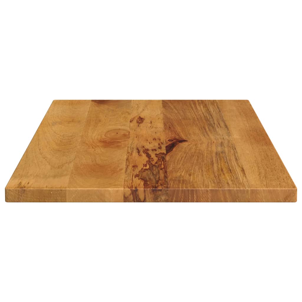 Solid Mango Wood Rectangular Table Top, 80x60x3.8 cm