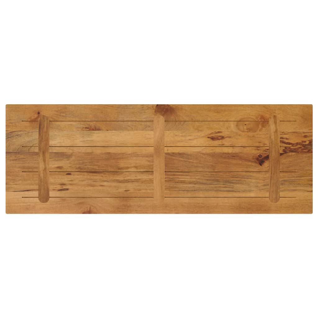 Solid Mango Wood Table Top 140x60x3.8 cm Rectangular Design