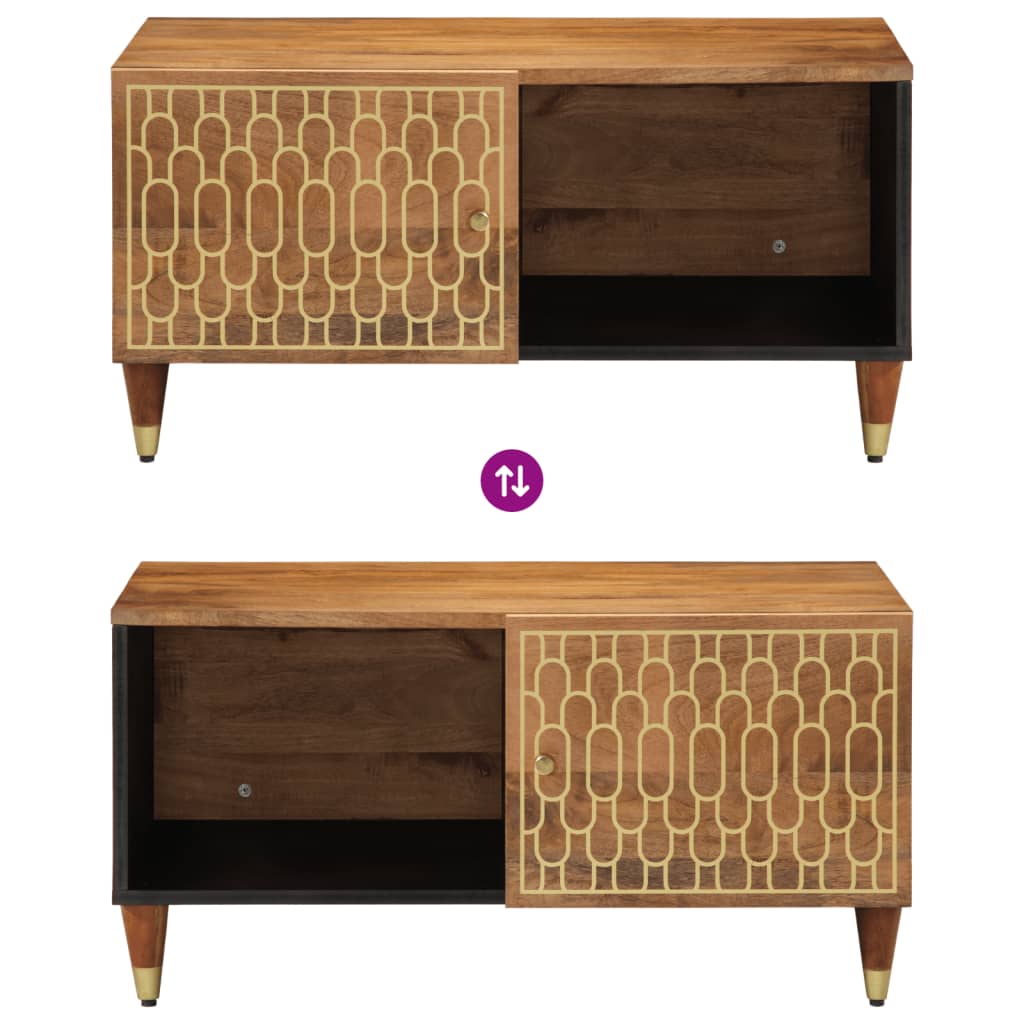 Coffee Table 80x50x40 cm Solid Wood Mango