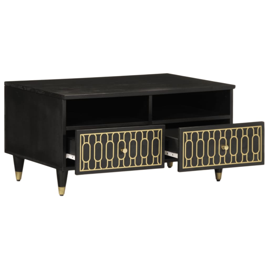 Coffee Table 80x54x40 cm Solid Wood Mango