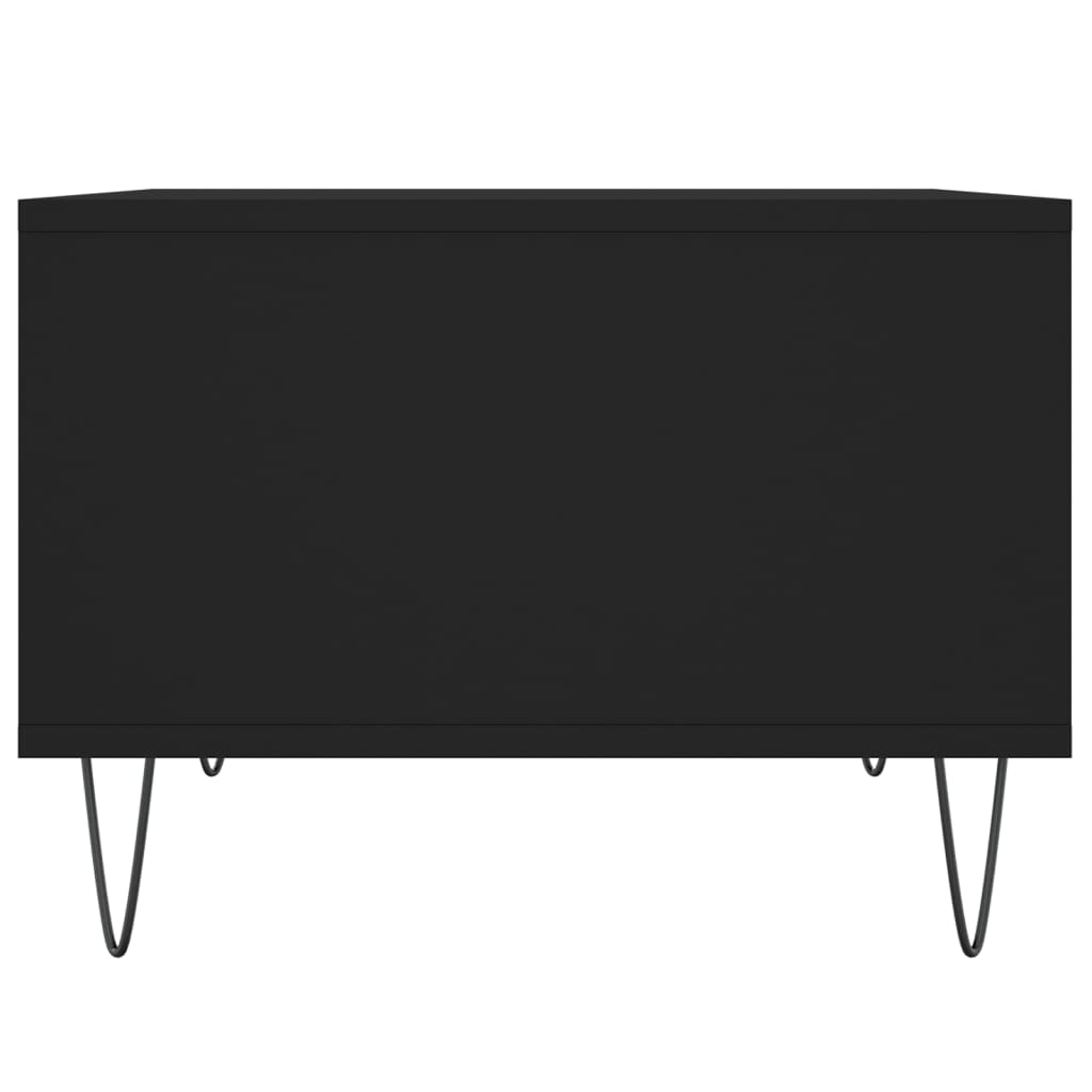 Coffee Table Black 60x50x36.5 cm Engineered Wood