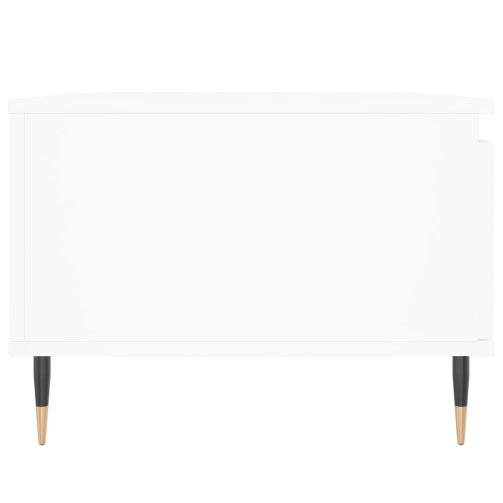 Coffee Table White 90x50x36.5 cm Engineered Wood