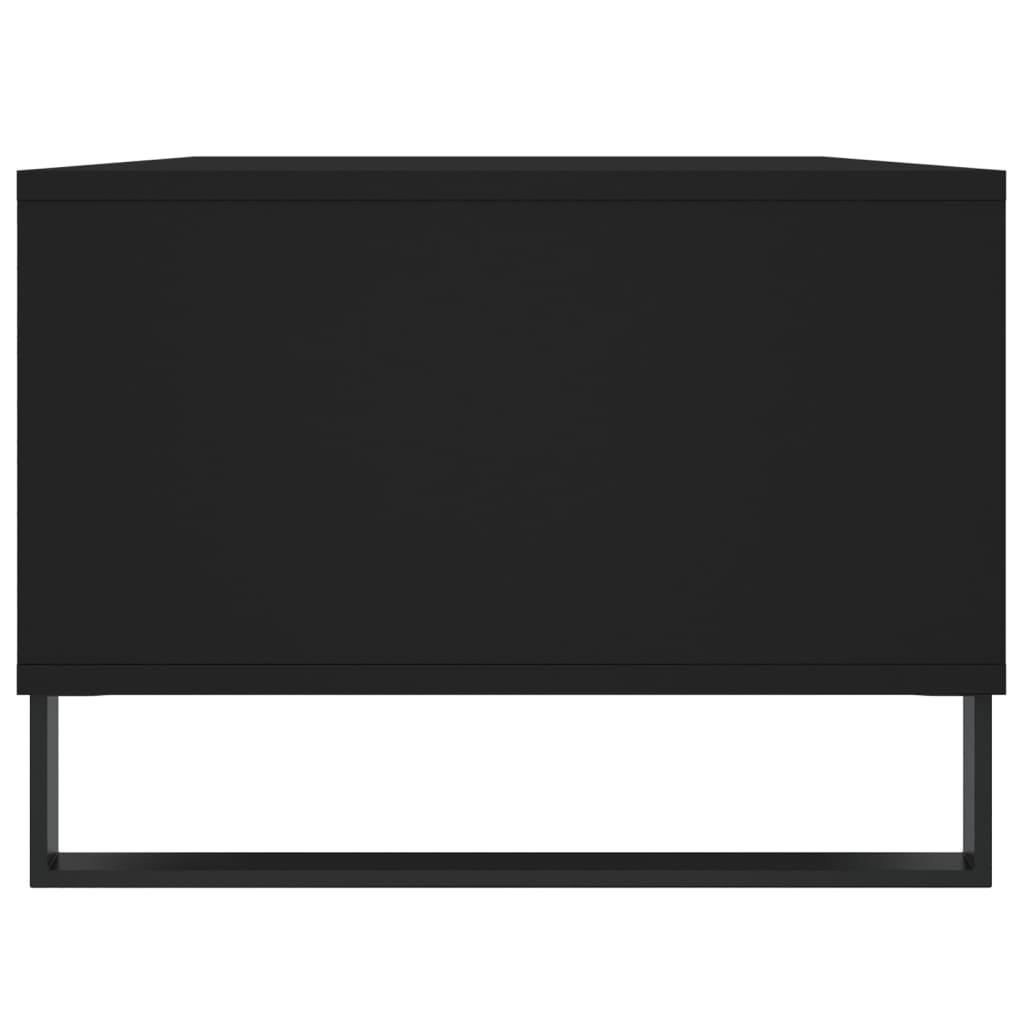 Coffee Table Black 90x50x36.5 cm Engineered Wood