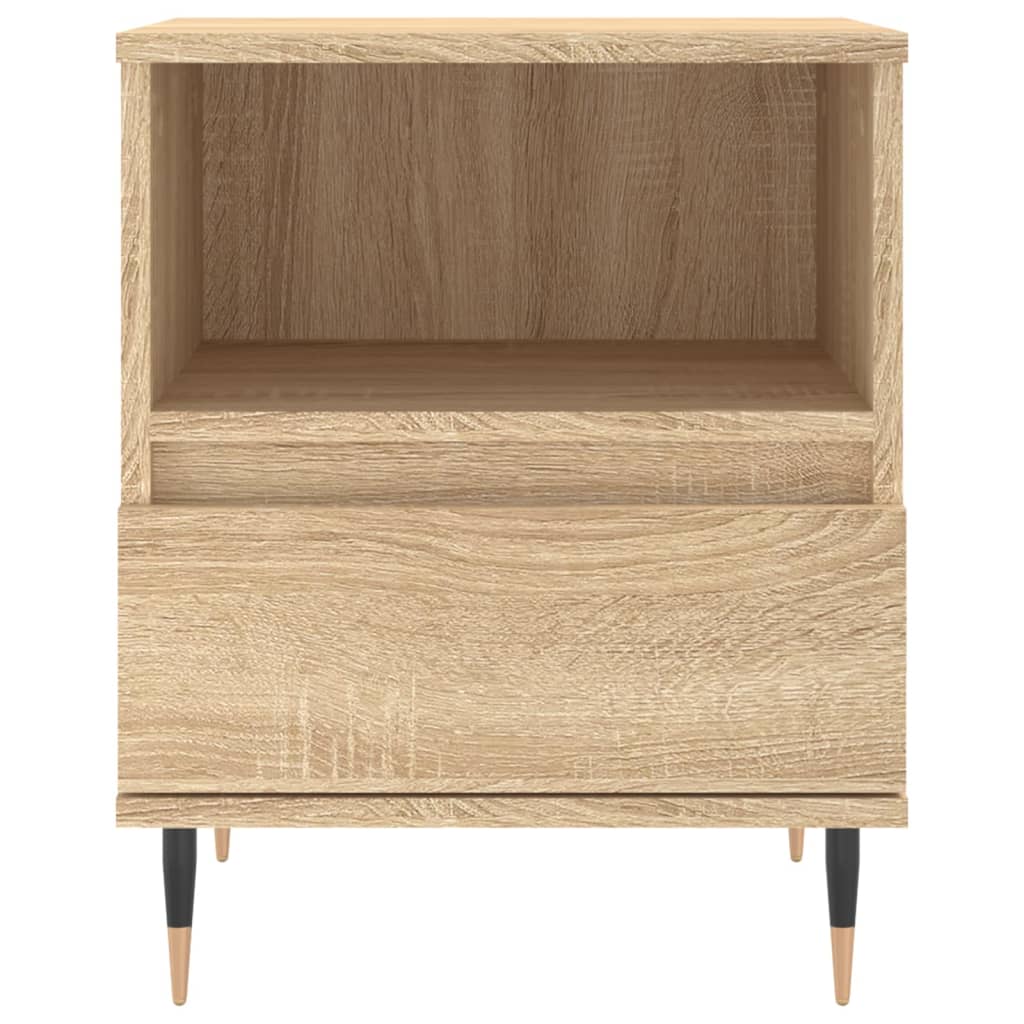 Sonoma Oak Bedside Cabinets Set, 40x35x50 cm, Engineered Wood (2 pcs)