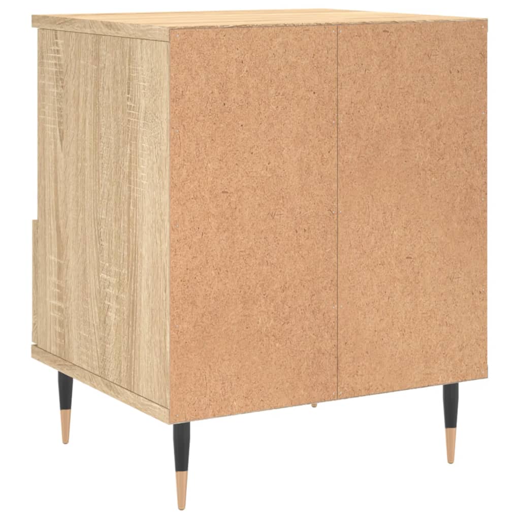Sonoma Oak Bedside Cabinets Set, 40x35x50 cm, Engineered Wood (2 pcs)