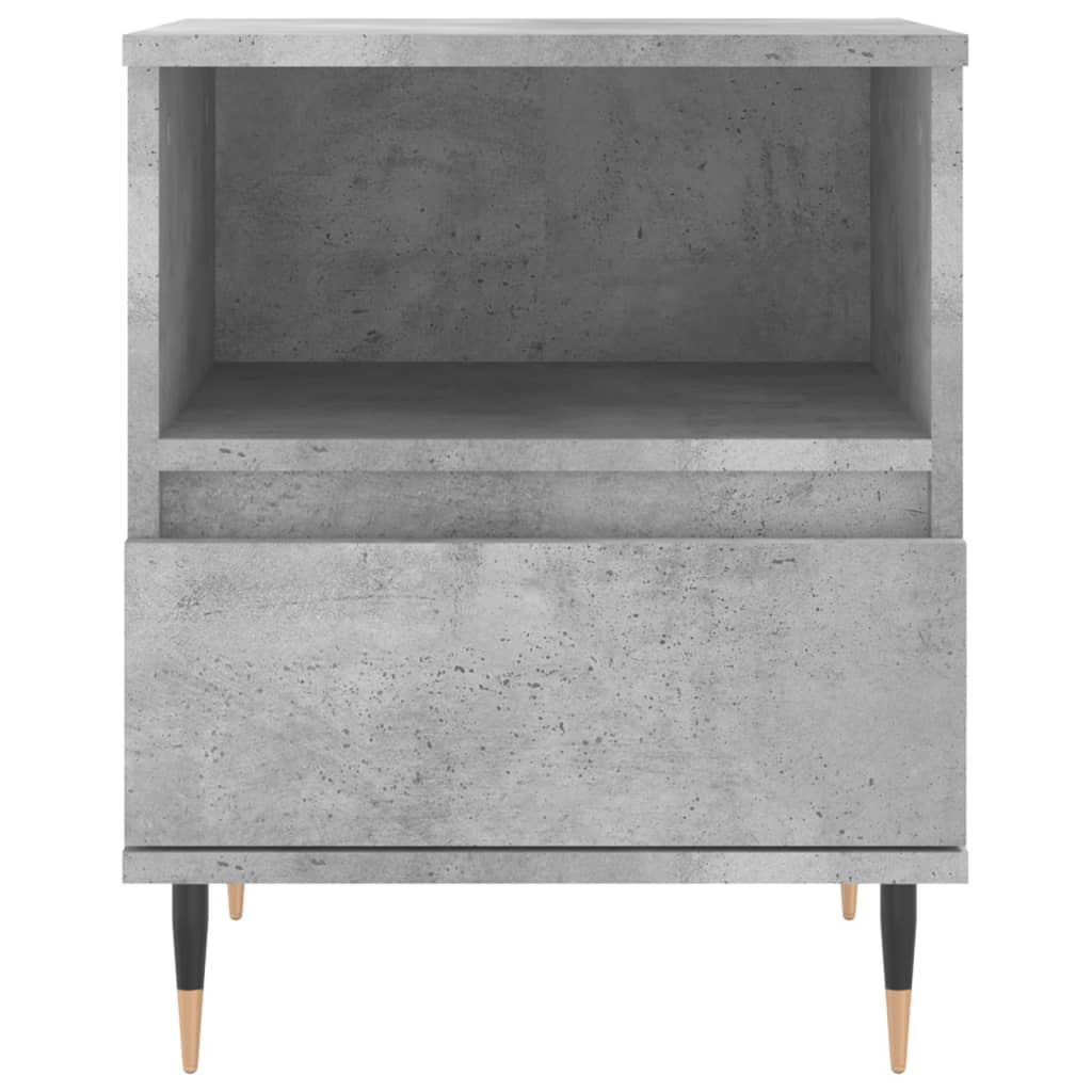 Concrete Grey Bedside Cabinet, 40x35x50 cm, Engineered Wood