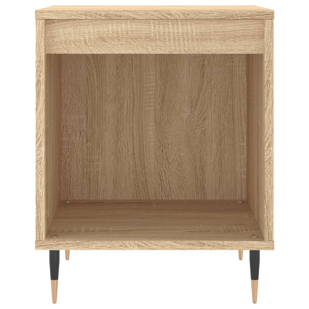 Sonoma Oak Bedside Cabinets Set - 2 Pcs, 40x35x50 cm, Wood Finish