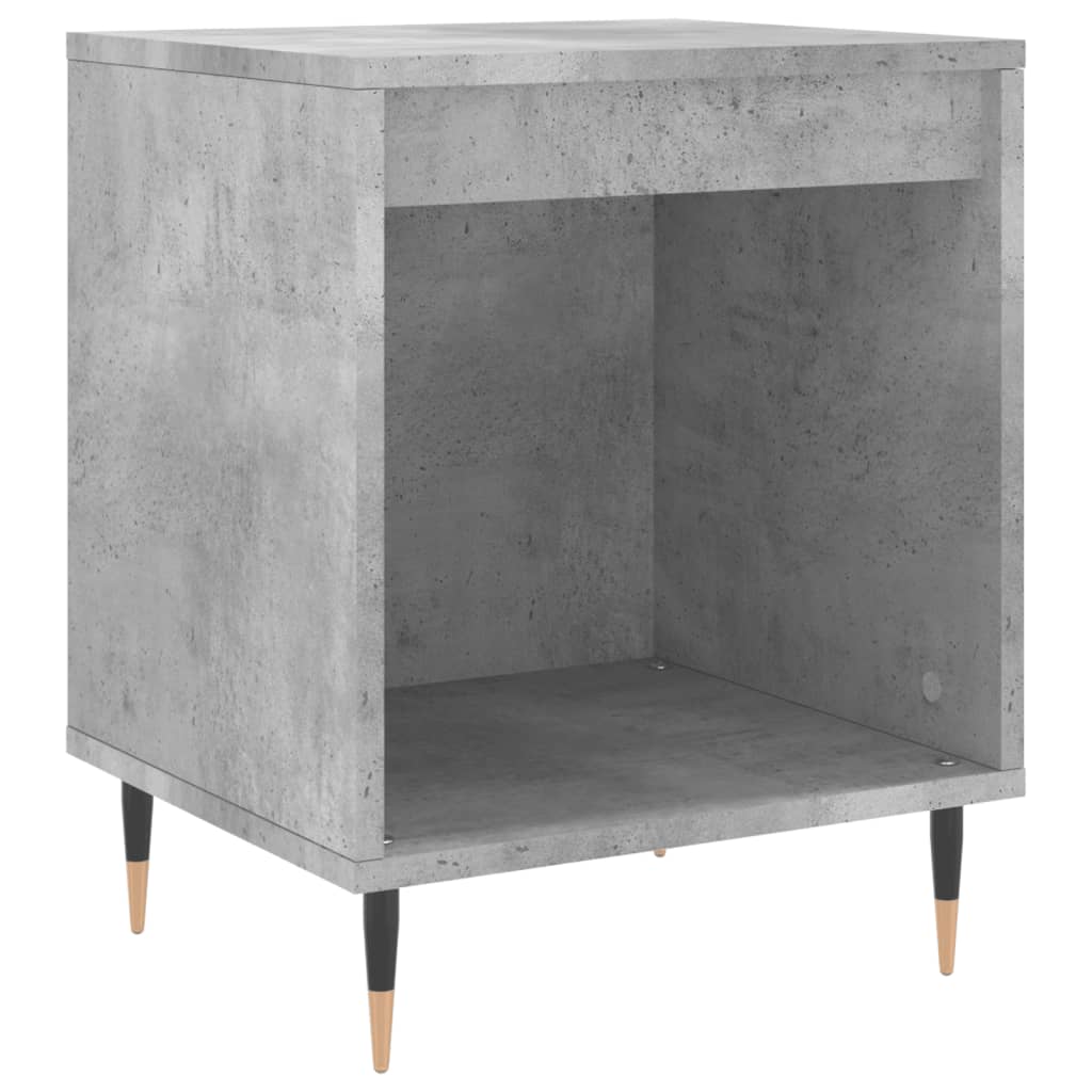Concrete Grey Bedside Cabinet, 40x35x50 cm, Engineered Wood