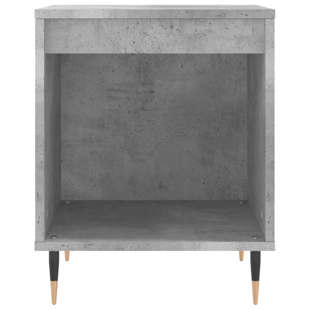 Concrete Grey Bedside Cabinet, 40x35x50 cm, Engineered Wood