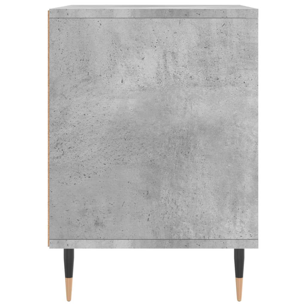 Concrete Grey Bedside Cabinet, 40x35x50 cm, Engineered Wood