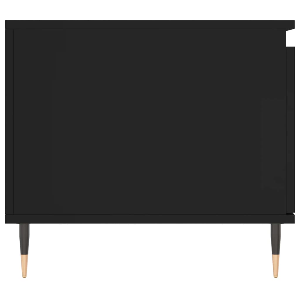 Coffee Table Black 100x50x45 cm Engineered Wood