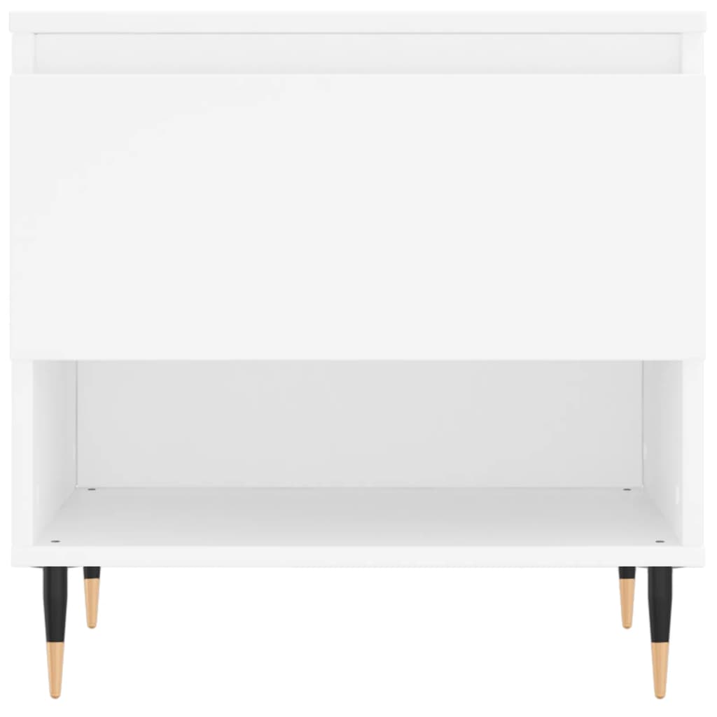 Coffee Table White 50x46x50 cm Engineered Wood