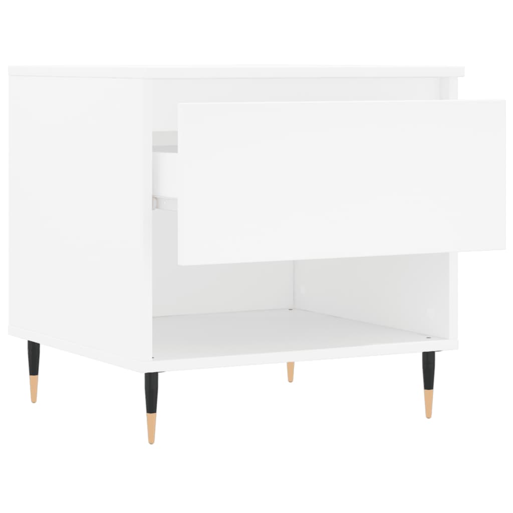 Coffee Table White 50x46x50 cm Engineered Wood
