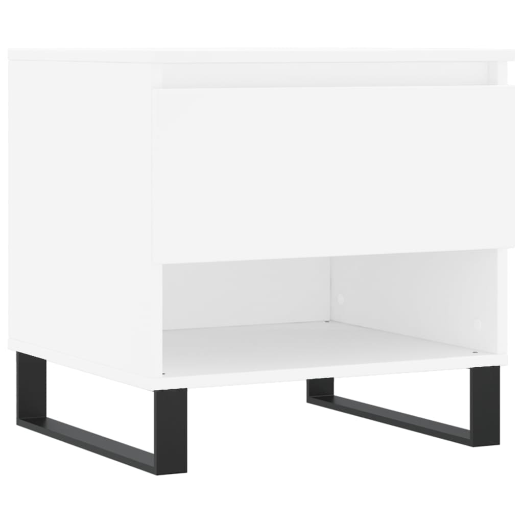 Coffee Table White 50x46x50 cm Engineered Wood