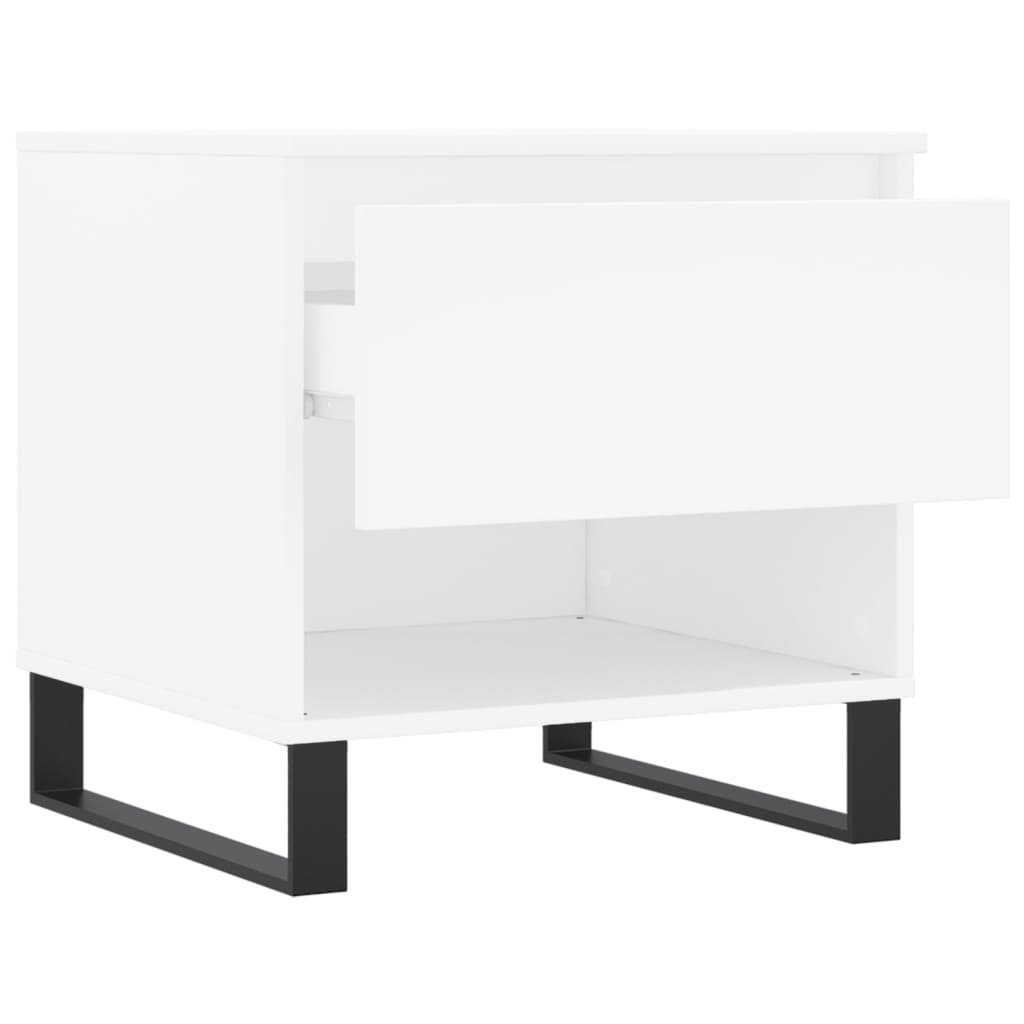 Coffee Table White 50x46x50 cm Engineered Wood