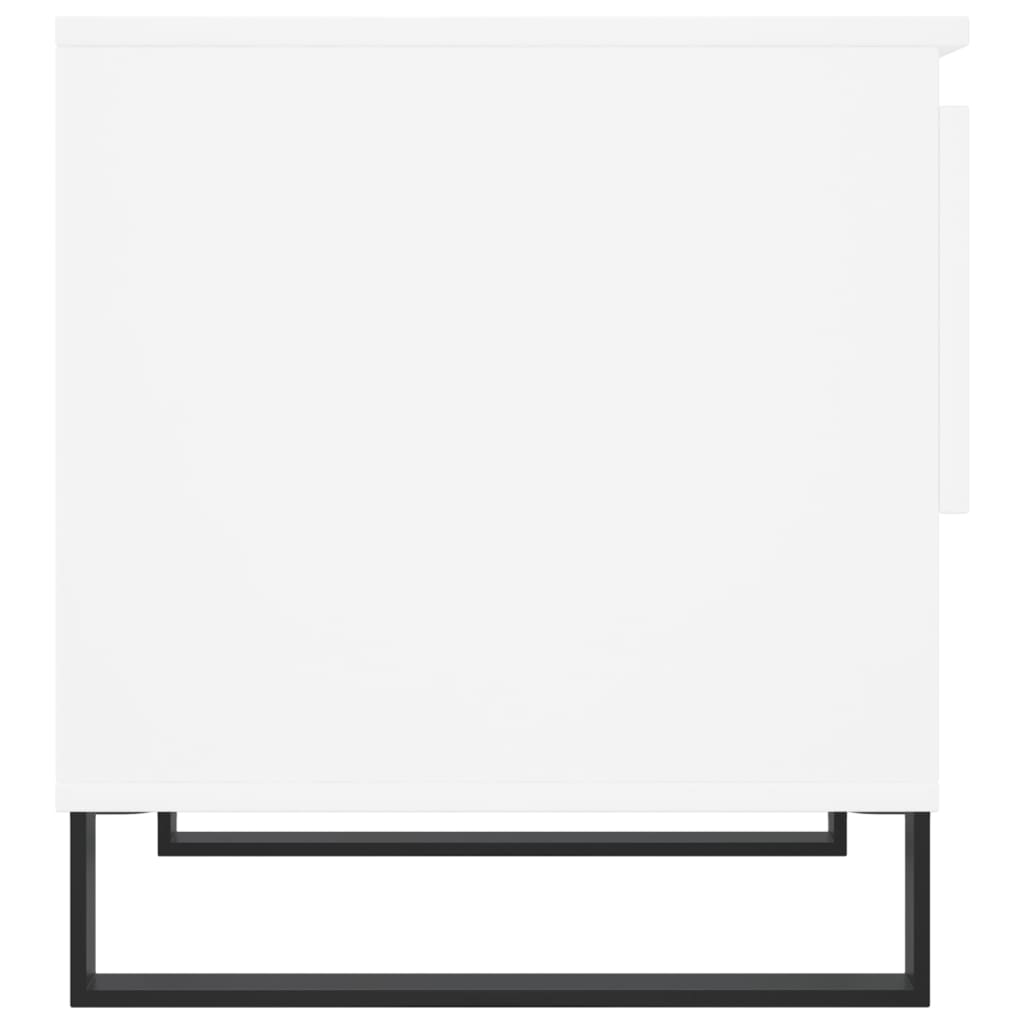 Coffee Table White 50x46x50 cm Engineered Wood