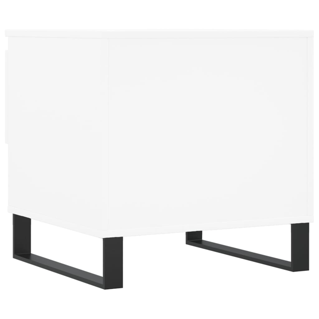 Coffee Table White 50x46x50 cm Engineered Wood