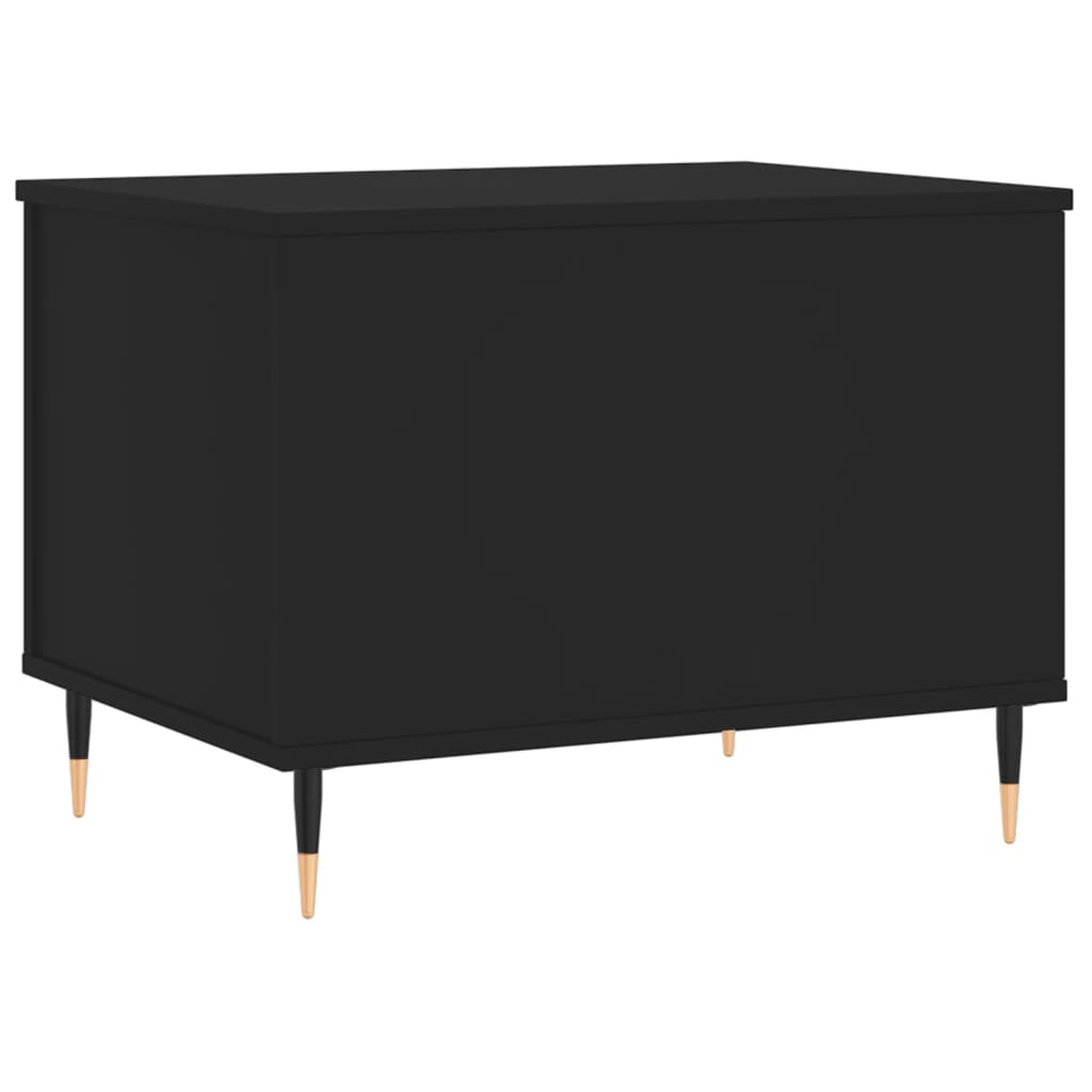 Coffee Table Black 60x44.5x45 cm Engineered Wood