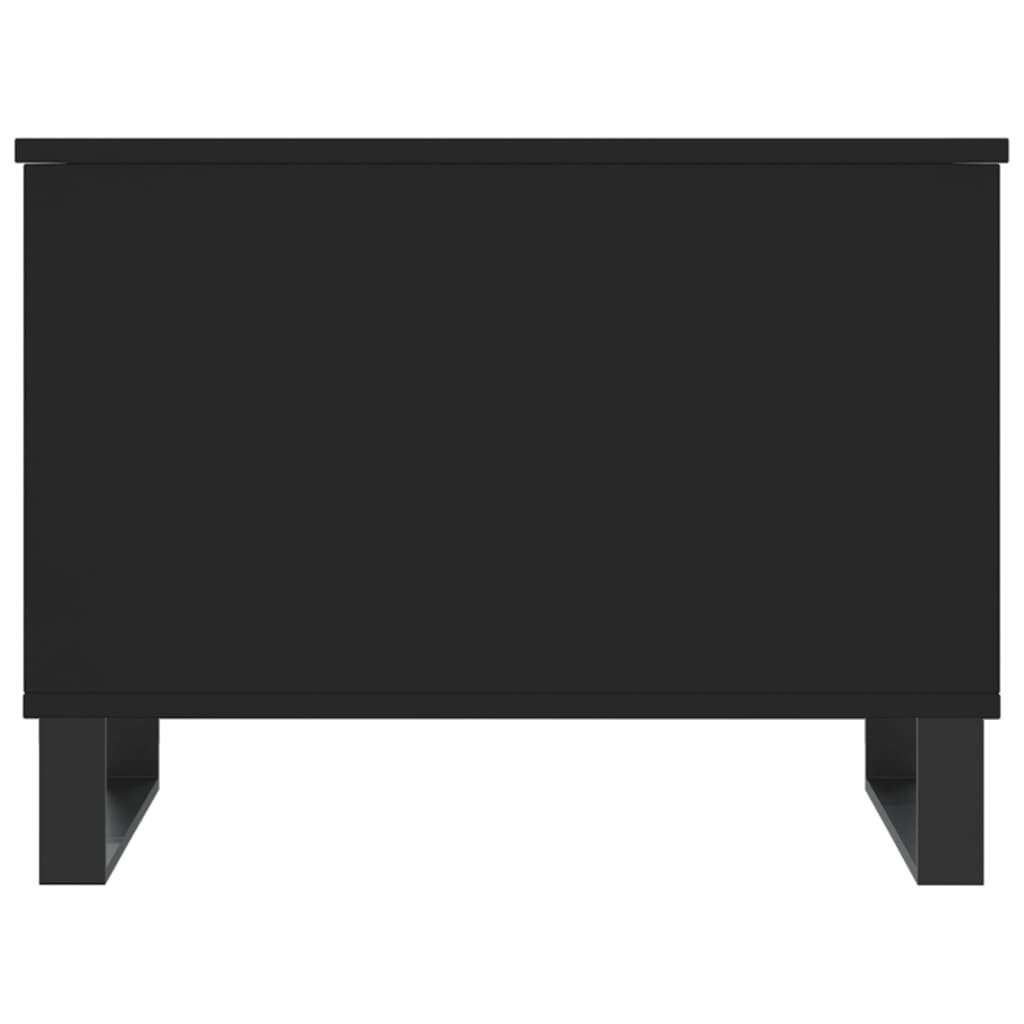 Coffee Table Black 60x44.5x45 cm Engineered Wood