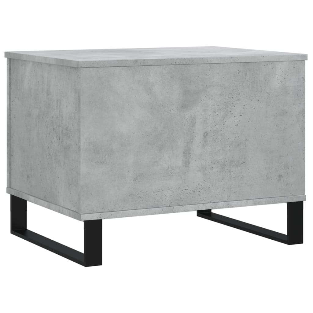 Coffee Table Concrete Grey 60x44.5x45 cm Engineered Wood