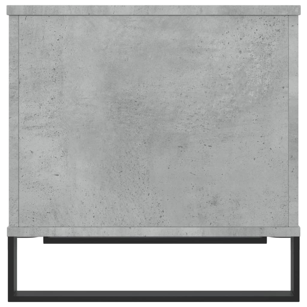 Coffee Table Concrete Grey 60x44.5x45 cm Engineered Wood