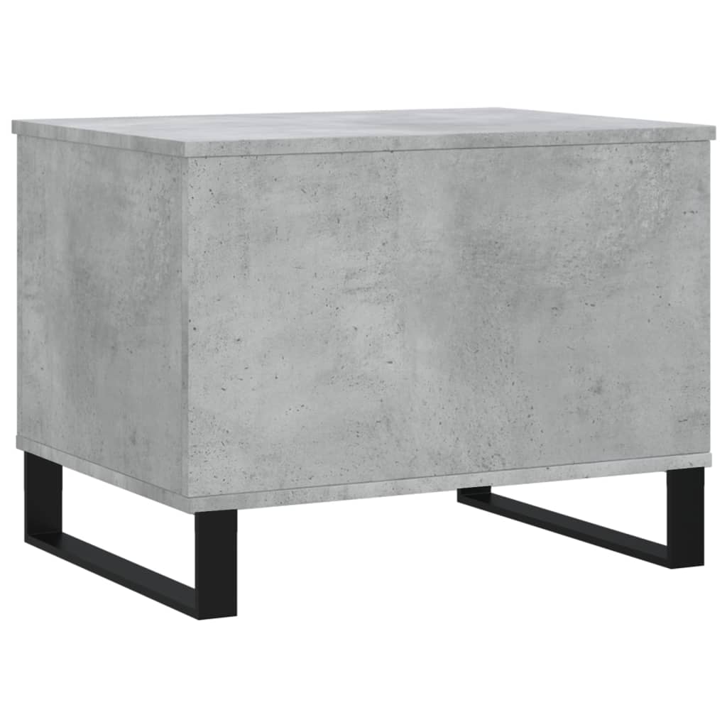 Coffee Table Concrete Grey 60x44.5x45 cm Engineered Wood