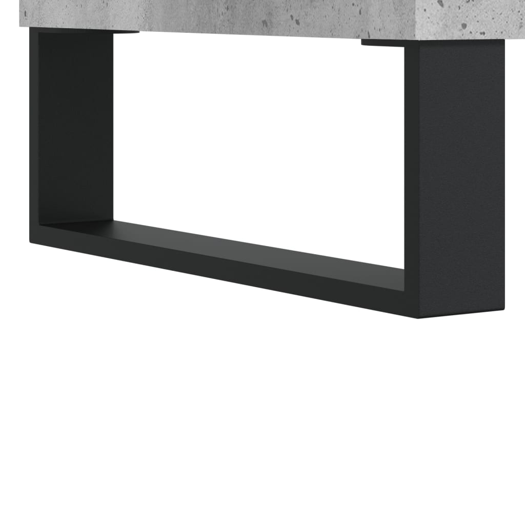 Coffee Table Concrete Grey 60x44.5x45 cm Engineered Wood