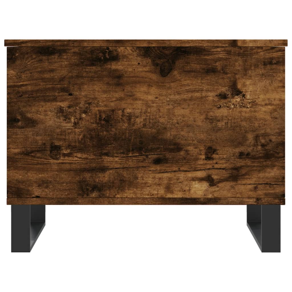 Coffee Table Smoked Oak 60x44.5x45 cm Engineered Wood