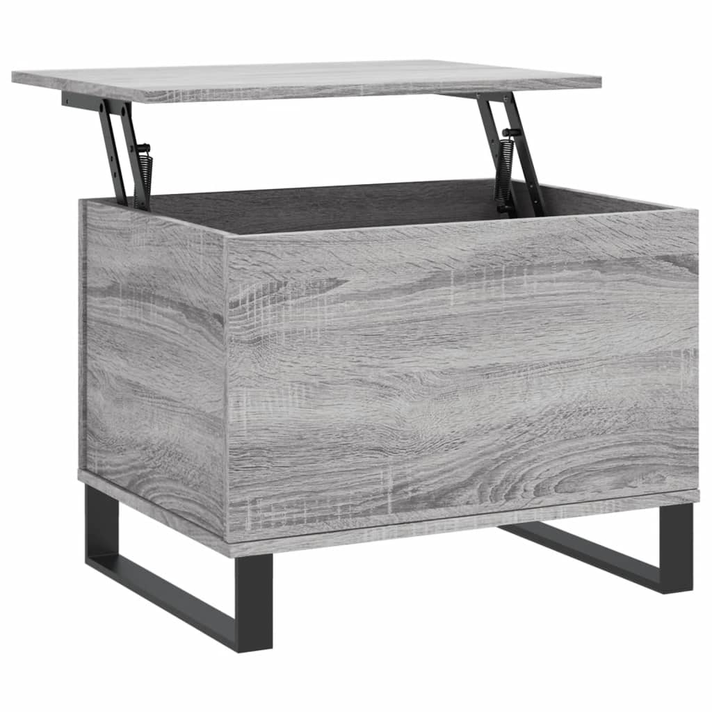 Coffee Table Grey Sonoma 60x44.5x45 cm Engineered Wood