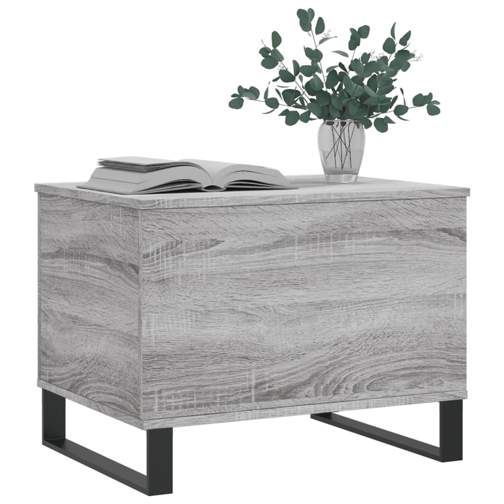 Coffee Table Grey Sonoma 60x44.5x45 cm Engineered Wood