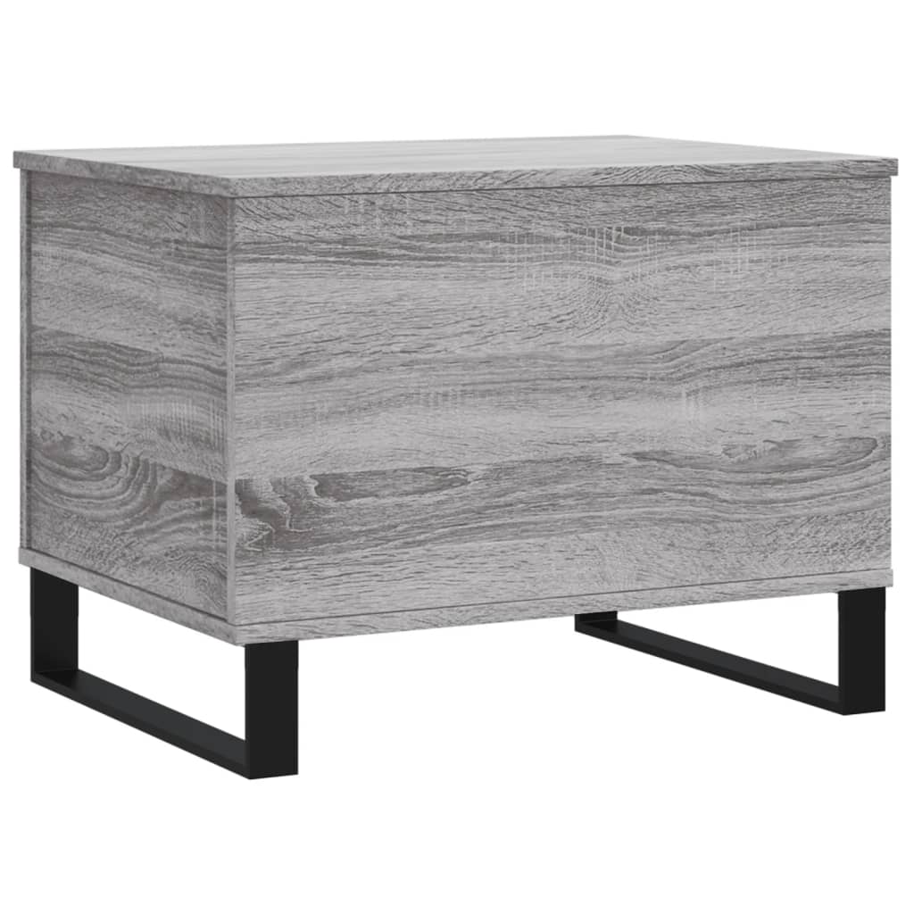 Coffee Table Grey Sonoma 60x44.5x45 cm Engineered Wood