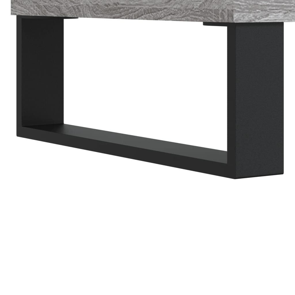 Coffee Table Grey Sonoma 60x44.5x45 cm Engineered Wood